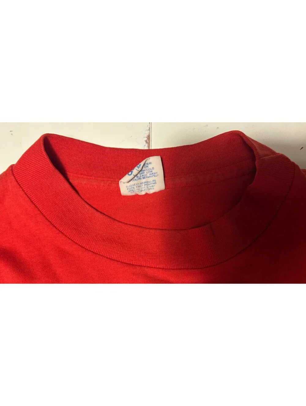 Vintage Men's Red Adidas 80/90’s Graphic T-Shirt Sz-L Made In USA Single Stitch